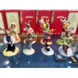 Collection Of 8 Royal Doulton Bunnykins - To Include 'Congrat,' 'Christmas Morning,' 'Romeo,