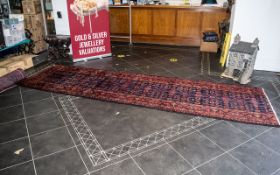 Large Persian Runner - a Genuine Excellent Quality Persian Hammerdan Village Carpet/Rug decorated
