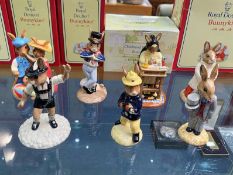 Collection Of 7 Royal Doulton Bunnykins - 'To Include 'Hornpiper,' 'Choir Singer,' 'Fireman,