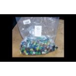 Large Bag of Marbles. Good Mixed Amount - Please See Photo.
