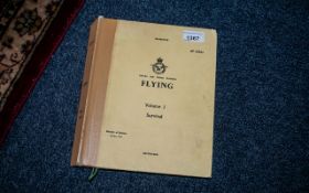 RAF Interest. Royal Air Force Manual Book on ' Flying ' Volume J, Survival, Ministry of Defence