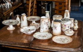 Large Collection of Blush Ivory Porcelai
