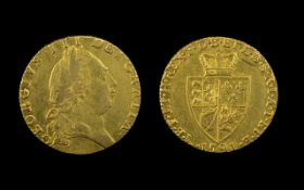 George III 22ct Gold Spade Guinea. Date