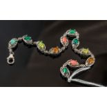 Multicoloured Opal Line Bracelet, the be