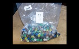 Large Bag of Marbles. Good Mixed Amount