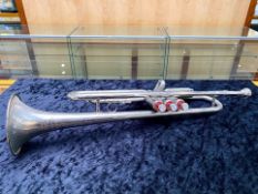 Vintage Silver Plated Trumpet