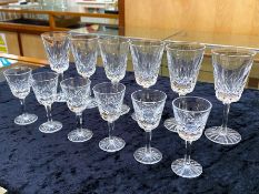 Waterford Crystal 6 Port Glasses Plus 6 Liqueur Glasses