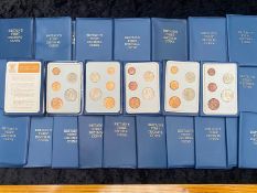 Large Collection of GB's First Decimal Coins comprising 34 wallets of uncirculated first decimal