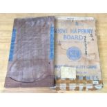 Vintage Shove Ha'penny Board Game, made by K & C Ltd, London E5. In original box, with genuine