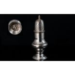 George III Superb Sterling Silver Sugar Castor of Small Proportions, hallmark London 1763, maker