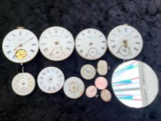 Collection of Pocket Watch Movements etc.