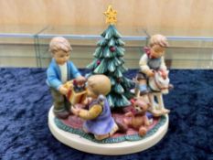 Hummel Christmas Figurine, 'The Magic of Christmas' measures 7'' x 6''. Made under licence by