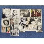 Film & TV Autographs ''Female'' Stars On Photographs 10 x 8'' and smaller. Super collection with