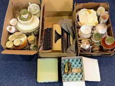 Large Quantity of Porcelain, Pottery and Collectables including, Teviotdale Owl Figurine in box,