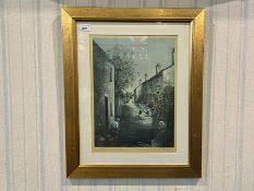Larry Rushton Limited Edition Signed Print 'Our Street', edition of 850, impressed mark bottom left,