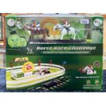 Horse Race Challenge Boxed Game, complete with two remote controls and two horses. In original