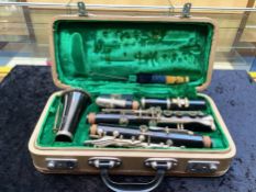 H Singhai Vintage Clarinet - Signed. In original case. Excellent condition.