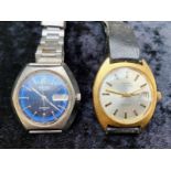 Two Vintage Automatic Gent's Watches, a Seiko and a Montine, both working at time of cataloguing