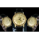 Omega - Constellation 18ct Gold Cased Gents Automatic Chronometer Wrist Watch, With Original Omega