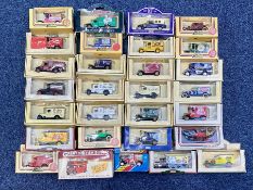 Large Collection of Boxed Diecast Model Cars including 'Days Gone By', Lledo etc.