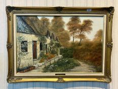 Keith Sutton Original Oil on Board 'Morning Splendour', a large oil painting by Sutton of a