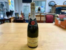 A Bottle of Brut Imperial Moet & Chandon Champagne Epernay France 75cl. Seals intact.