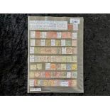 Stamps Interest - GB Queen Victoria to Edw VII Collection on hagners, from 1855 4d x 5 includes