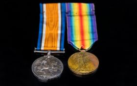 World War I Duo of Military Medals, awarded to 3231 Pte. W J Jenkins Sco. RIF. 1. 1914-1918 Military