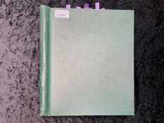 Stamp interest: Green Simplex stamp album containing specialist study of Machin stamps - Well