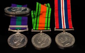 A Trio Military Medals Awarded To 14148747 - Pte I B Mangnall RMP. 1. Palestine Medal 1945 - 1948,