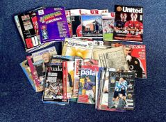 Football Interest - Large Collection of Football Programmes, including Manchester United,