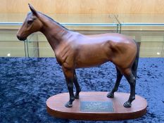 Beswick - Hand Painted Connoisseur Model Horse Figure ' Mill Reef ' Wonder Racehorse, Winner of
