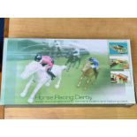 Peers Hardy Electronic 4 Horse Racing Derby Game, boxed with sound, electronic winners board and