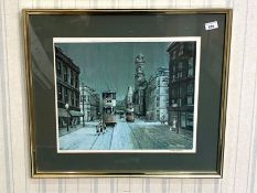 Signed Limited Edition Print by Arthur Delaney, pencil signed to bottom right hand side. No. 257/