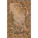 Modern machine made Aubusson style tapestry