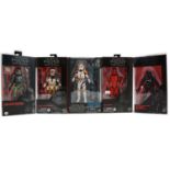Hasbro Star Wars Black Series figures, five boxed examples.
