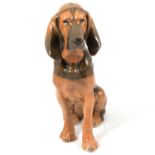 Royal Copenhagen 'Bloodhound' figurine.