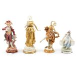 Collection of Continental and other porcelain and ceramic figurines