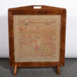 Victorian needlework sampler