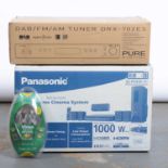 Pure digital DAB tuner and a Panasonic dvd home cinema system