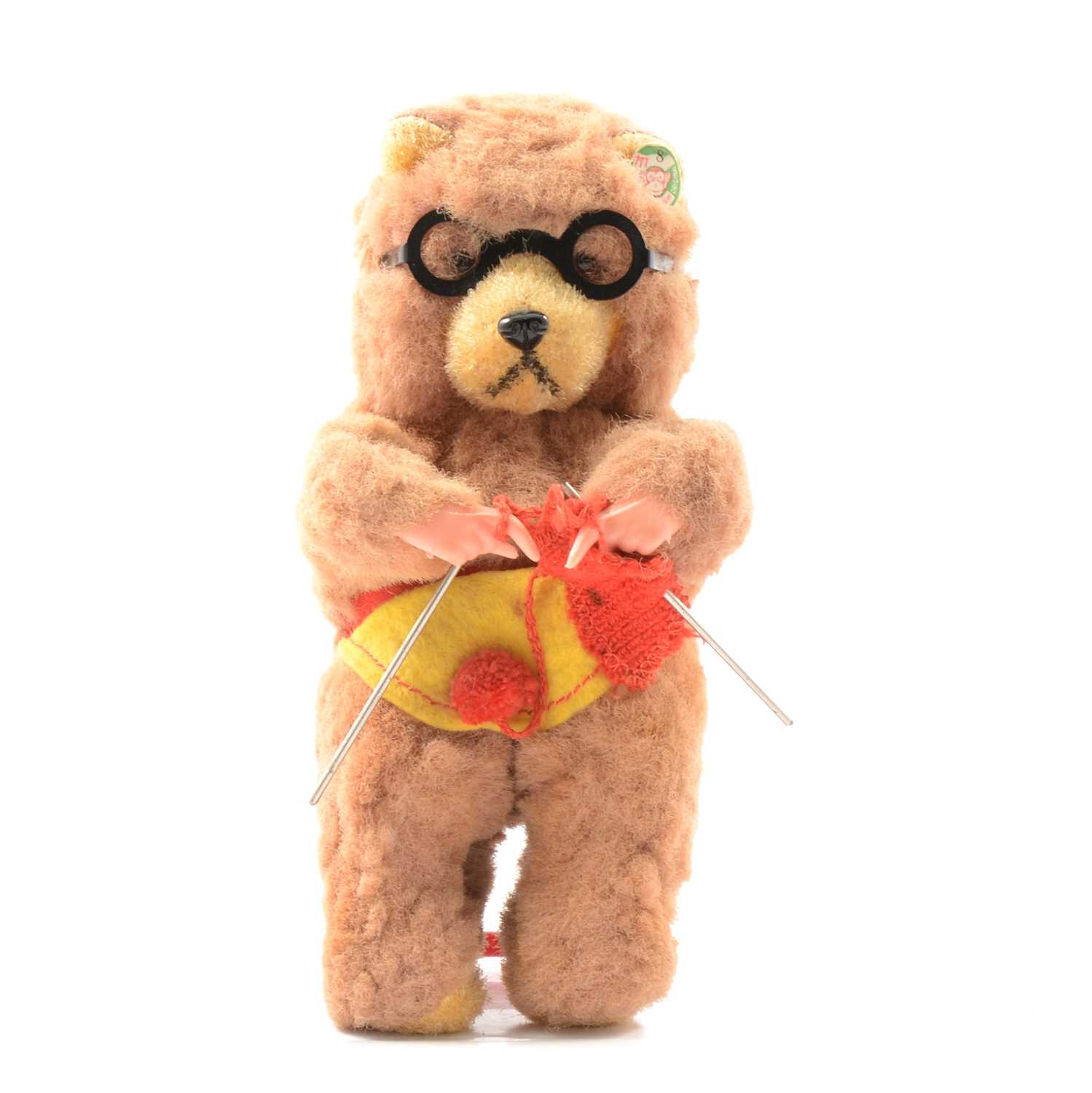 A Max Carl knitting automaton bear,