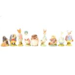 Small collection of Beatrix Potter figures