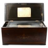 Swiss musical box, Etouffoirs en Acier,
