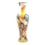 A Moorcroft Pottery vase, 'Cockerel' designed by Kerry Goodwin.