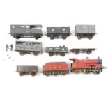 O gauge model railways, a selection including Lima 4F LMS 0-6-0 4683 locomotive