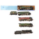 Five Hornby Dublo OO gauge model railway locomotives