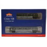 Bachmann OO gauge model railway locomotive set, ref 32-911A class 108 3-car DMU