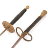 Two rapier style swords