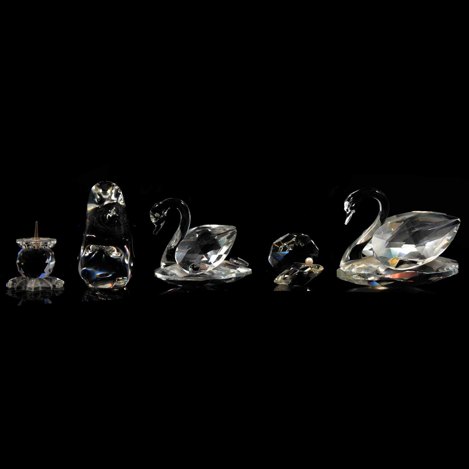 Collection of glass animal ornaments and paperweights, including Swarovski - Image 2 of 4
