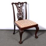 Georgian mahogany dining chair
